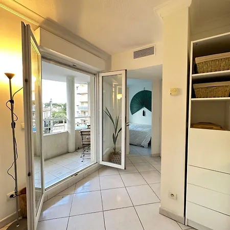 شقة 2p Full Center Juan Les Pins Near Sea Parking