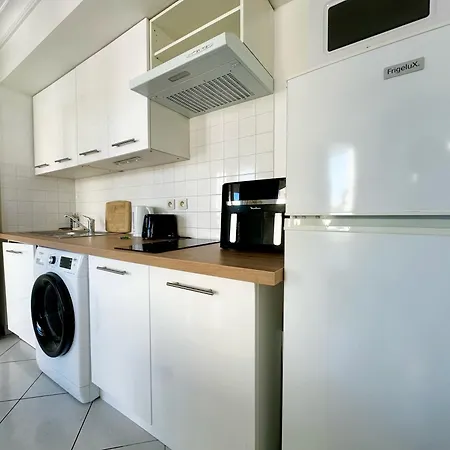 2p Full Center Juan Les Pins Near Sea Parking Apartamento *